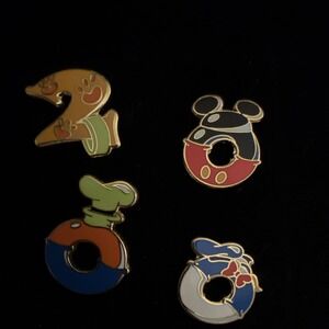Disney Mickey Mouse Pins Set Collectible Official Enamel Y2K